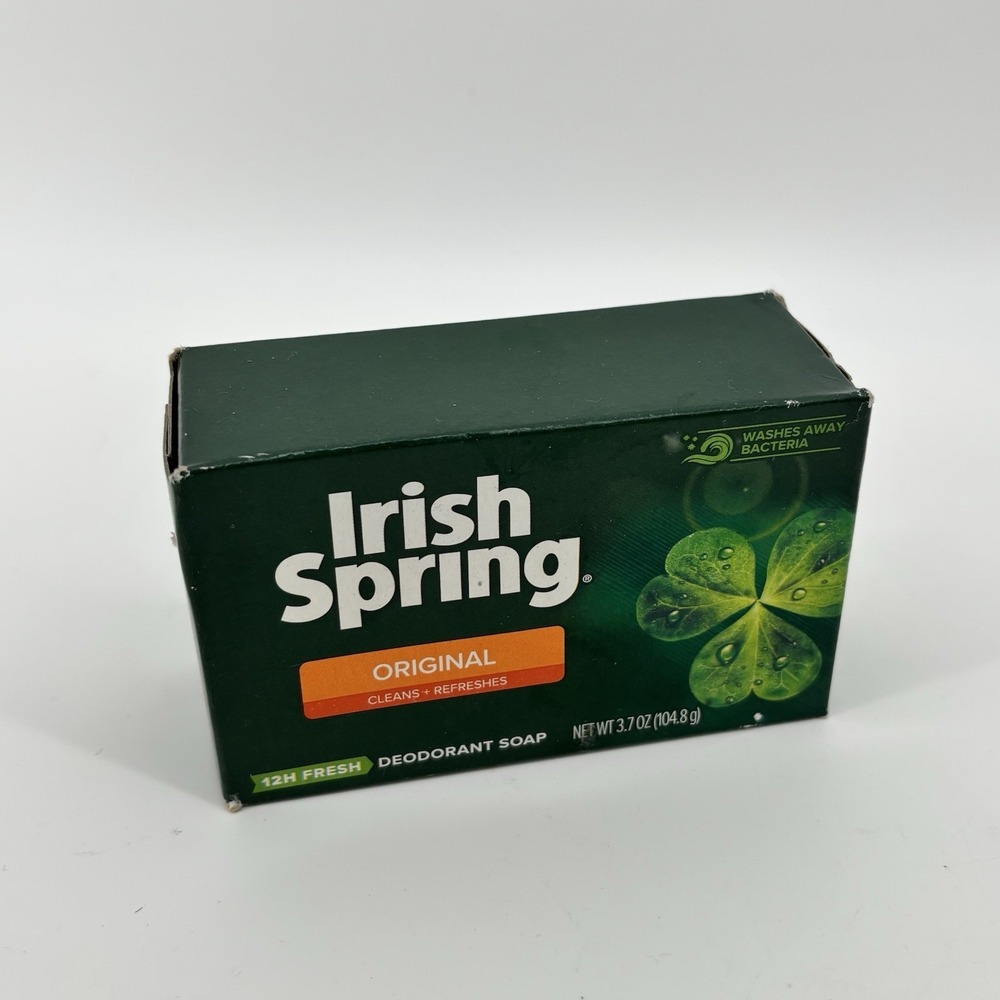 Irish Spring Original Deodorant Bar Soap 3.7 Ounce 1 Bar